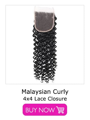 YVONNE 3C 4A Malaysian Curly Virgin Hair 3 Bundles Human Hair Weave Natural Color