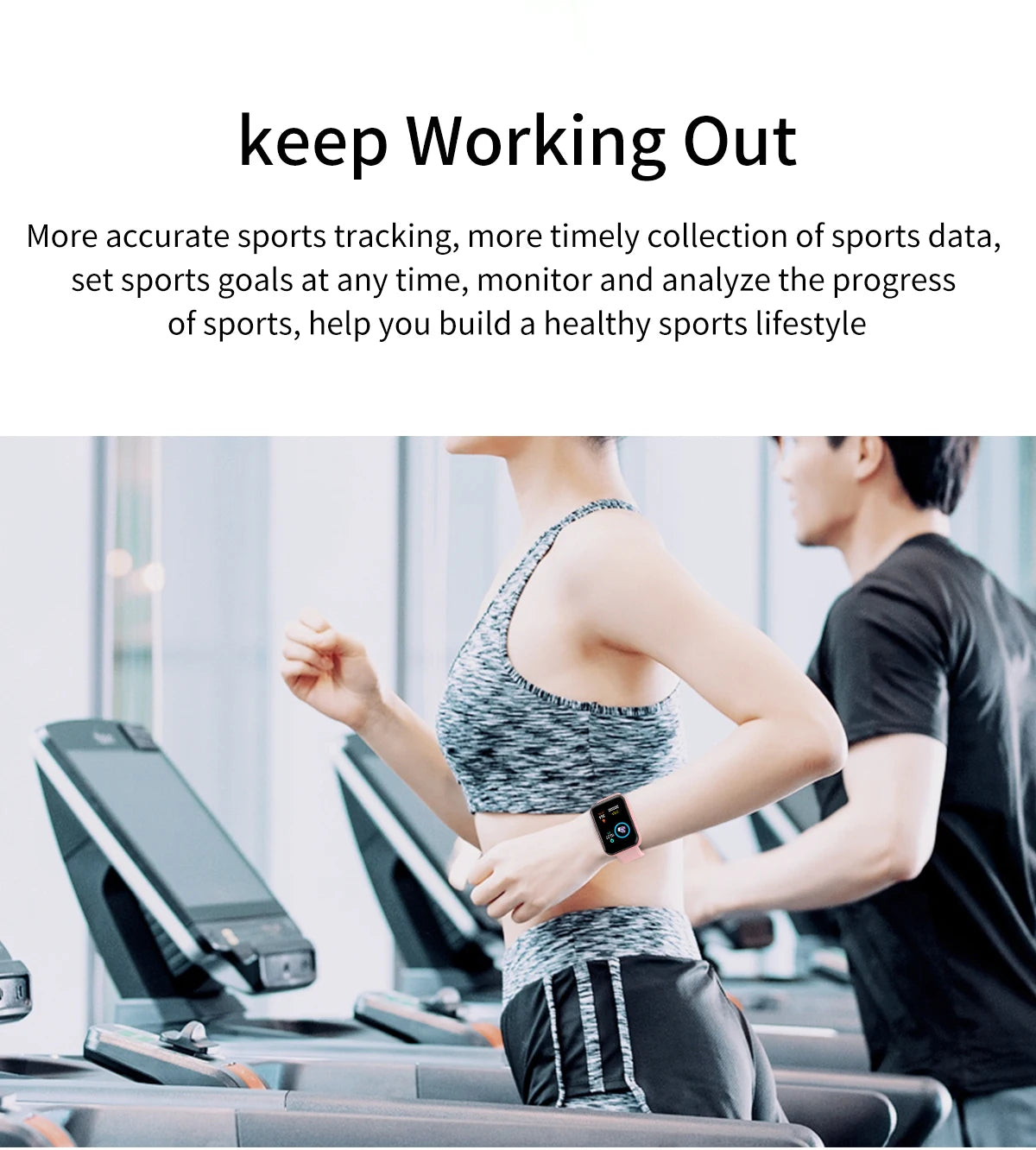 Multifunction Smart Watch For Men Women Kids Message Remind Music Control Sport Step Calories Smartwatch